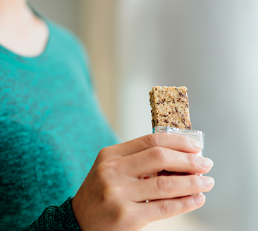 Close up of Protein bar